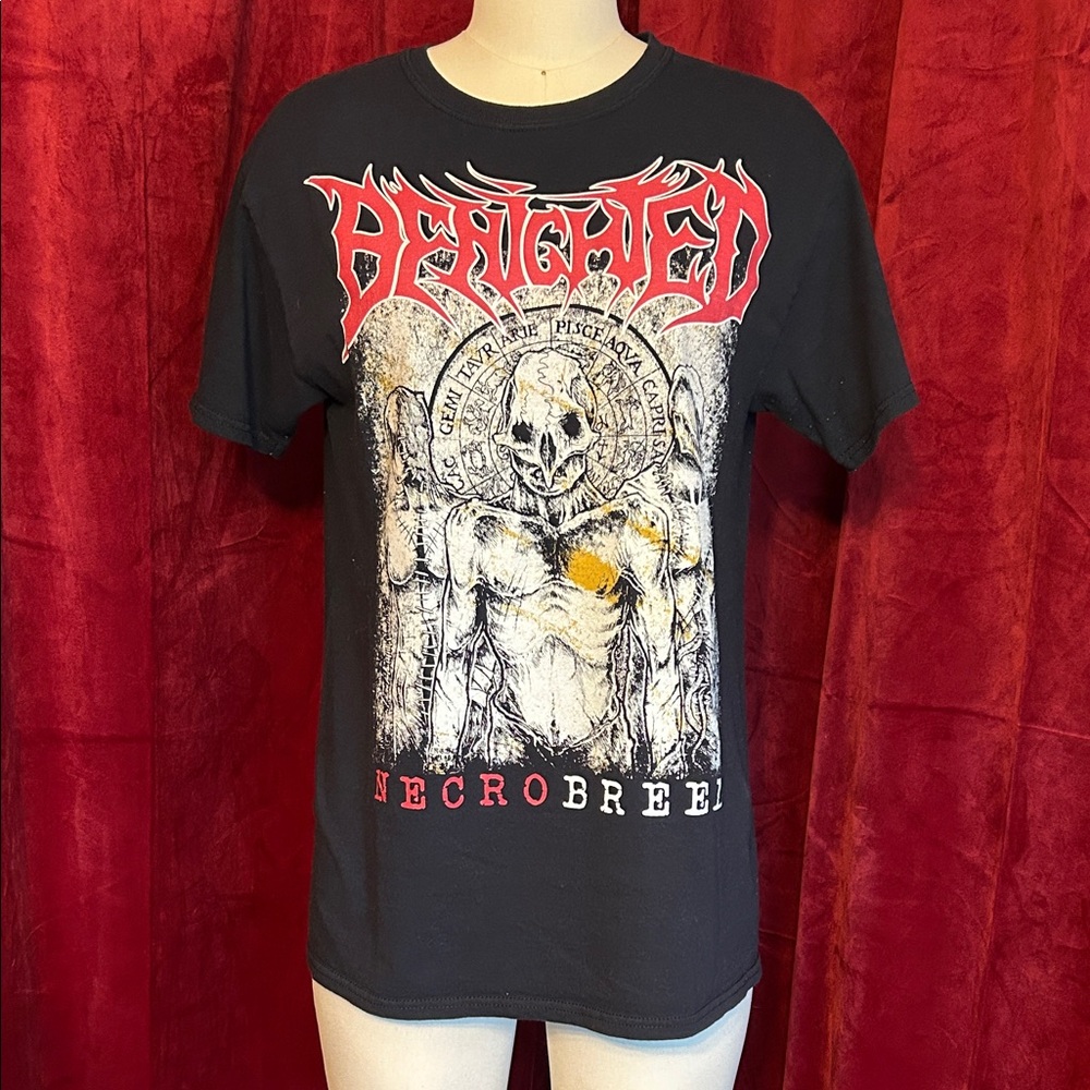 Benighted Necrobreed Death Metal Band T-Shirt